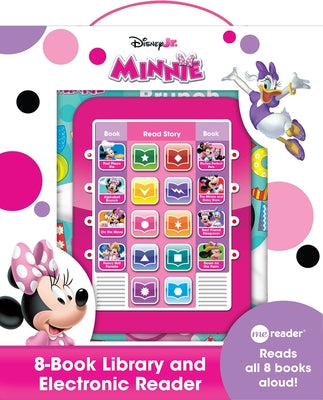 Cover Image for Disney Junior Minnie: Me Reader Electronic Reader and 8-Book Library Sound Book Set [With Other and Battery] -- Pi Kids, Boxed Set