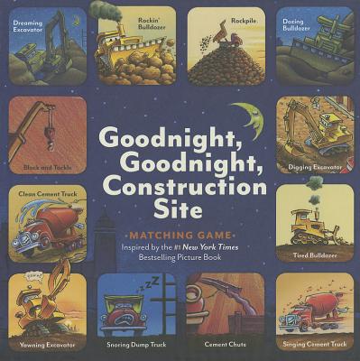 Cover Image for Goodnight, Goodnight, Construction Site Matching Game: (Matching Games for 2-4 Year Olds, Matching Games for Kids, Memory Matching Games) -- Sherri Duskey Rinker, Other