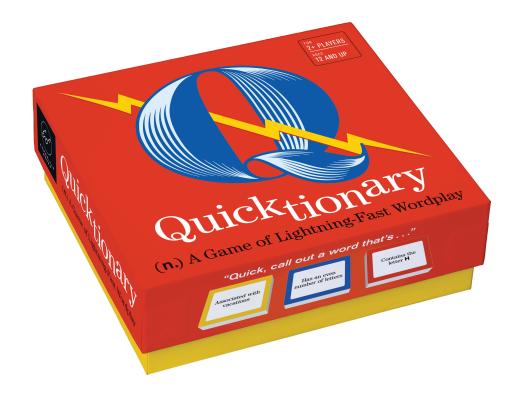 Cover Image for Quicktionary: A Game of Lightning-Fast Wordplay -- Forrest-Pruzan Creative, Board Games