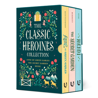 Cover Image for The Classic Heroines Collection Boxed Set: Anne of Green Gables, Heidi, the Secret Garden -- L. M. Montgomery, Hardcover