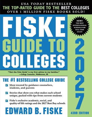 Cover Image for Fiske Guide to Colleges 2027 -- Edward B. Fiske, Paperback