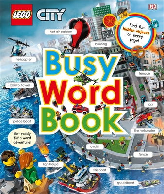 Cover Image for Lego City: Busy Word Book -- DK, Hardcover