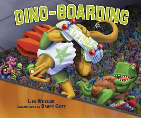Cover Image for Dino-Boarding -- Lisa Wheeler, Hardcover