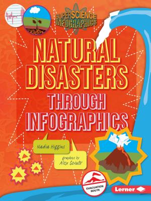 Cover Image for Natural Disasters Through Infographics -- Nadia Higgins, Paperback