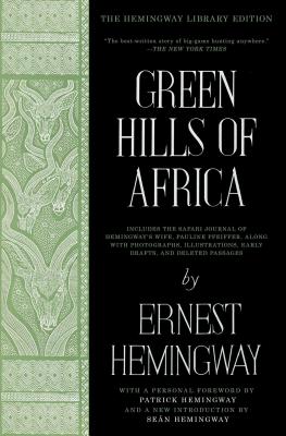 Cover Image for Green Hills of Africa -- Ernest Hemingway, Paperback