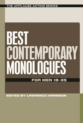 Cover Image for Best Contemporary Monologues for Men 18-35 -- Lawrence Harbison, Paperback