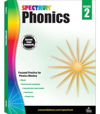 Cover Image for Spectrum Phonics, Grade 2: Volume 92 -- Spectrum, Paperback