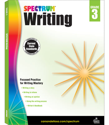 Cover Image for Spectrum Writing, Grade 3: Volume 37 -- Spectrum, Paperback