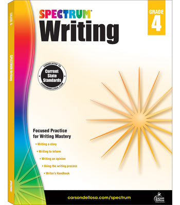 Cover Image for Spectrum Writing, Grade 4: Volume 38 -- Spectrum, Paperback