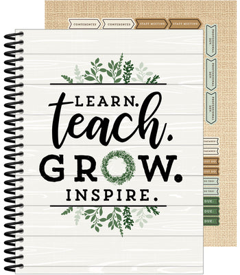 Cover Image for Farmhouse Teacher Planner -- Carson Dellosa Education, Spiral