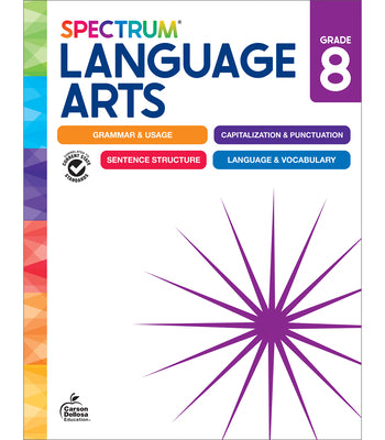 Cover Image for Spectrum Language Arts Workbook, Grade 8 -- Spectrum, Paperback
