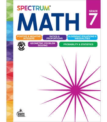 Cover Image for Spectrum Math Workbook, Grade 7 -- Spectrum, Paperback