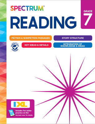 Cover Image for Spectrum Reading Workbook, Grade 7 -- Spectrum, Paperback