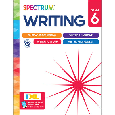 Cover Image for Spectrum Writing Workbook, Grade 6 -- Spectrum, Paperback