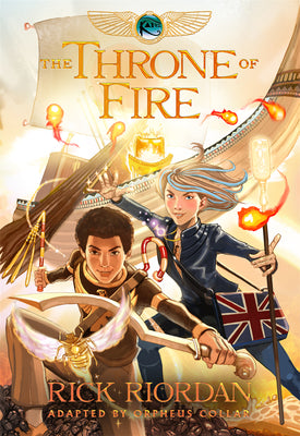 Cover Image for Kane Chronicles, The, Book Two: Throne of Fire: The Graphic Novel, The-The Kane Chronicles, Book Two -- Rick Riordan, Paperback