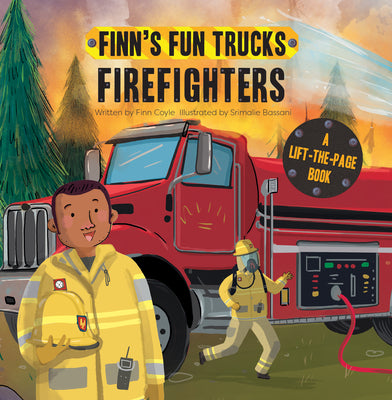 Cover Image for Firefighters: A Lift-The-Page Truck Book -- Finn Coyle, Board Book
