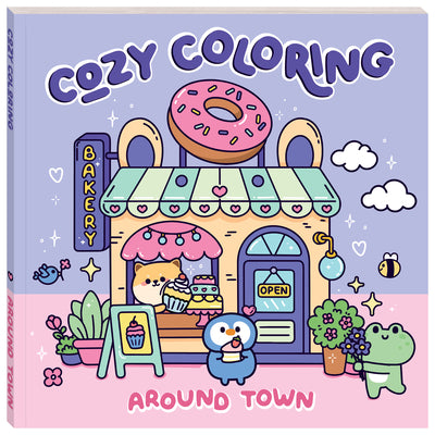 Cover Image for Art Maker Cozy Coloring Around Town -- Hinkler, Paperback