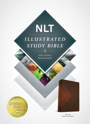 Cover Image for Illustrated Study Bible-NLT -- New Living Translation, Leather / Fine Binding