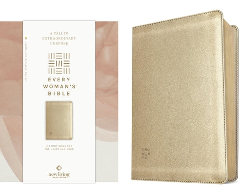 Cover Image for NLT Every Woman's Bible, Filament Enabled (Leatherlike, Soft Gold, Red Letter) -- New Living Translation, Leather / Fine Binding