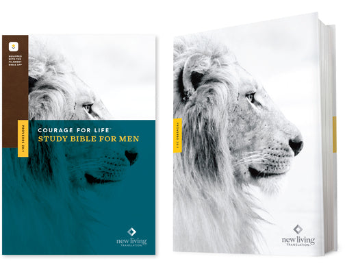 Cover Image for NLT Courage for Life Study Bible for Men, Filament Enabled (Hardcover) -- New Living Translation, Hardcover