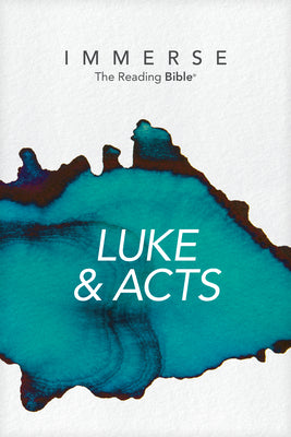 Cover Image for Immerse: Luke & Acts (Softcover) -- New Living Translation, Paperback