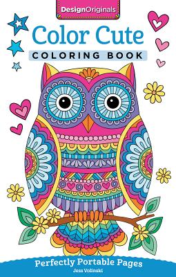 Cover Image for Color Cute Coloring Book: Perfectly Portable Pages -- Jess Volinski, Paperback