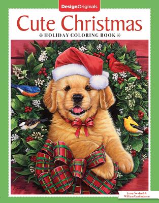 Cover Image for Cute Christmas Holiday Coloring Book -- Jenny Newland, Paperback