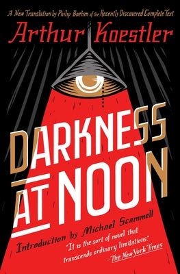 Cover Image for Darkness at Noon -- Arthur Koestler, Paperback