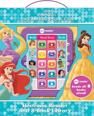 Cover Image for Disney Princess: Dream Big, Princess Me Reader Electronic Reader and 8-Book Library Sound Book Set [With Other and Battery] -- Pi Kids, Mixed Media Product