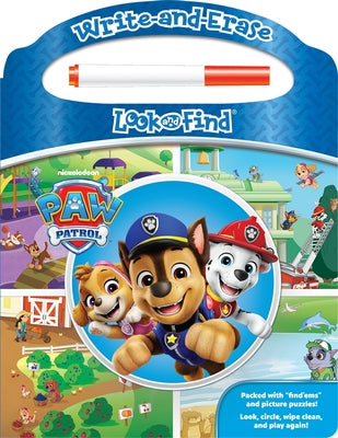 Cover Image for Nickelodeon Paw Patrol: Write-And-Erase Look and Find -- Pi Kids, Board Books