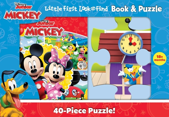 Cover Image for Disney Junior Mickey Mouse Clubhouse: Little First Look and Find Book & Puzzle -- Pi Kids, Mixed Media Product