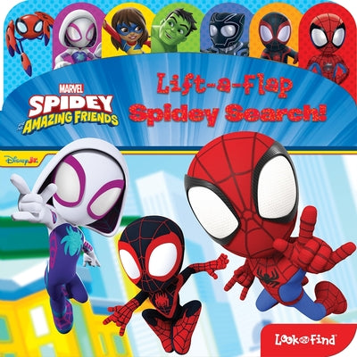 Cover Image for Spidey and His Amazing Friends: Spidey Search! Lift-A-Flap Look and Find -- Pi Kids, Board Books