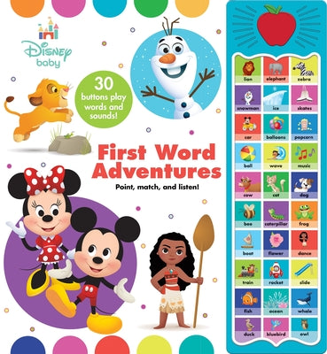 Cover Image for Disney Baby: First Word Adventures Sound Book [With Battery] -- Pi Kids, Mixed Media Product