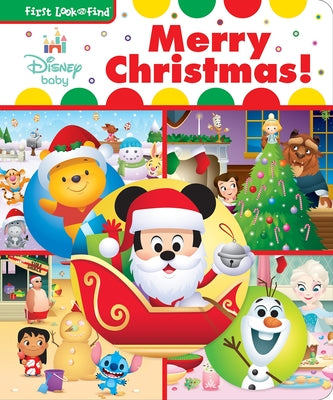Cover Image for Disney Baby: Merry Christmas! First Look and Find -- Pi Kids, Board Book