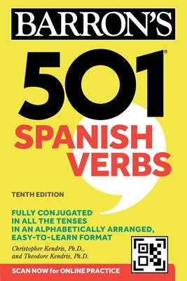 Cover Image for 501 Spanish Verbs, Tenth Edition -- Christopher Kendris, Paperback