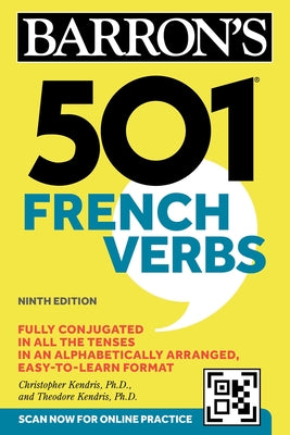 Cover Image for 501 French Verbs, Ninth Edition -- Christopher Kendris, Paperback