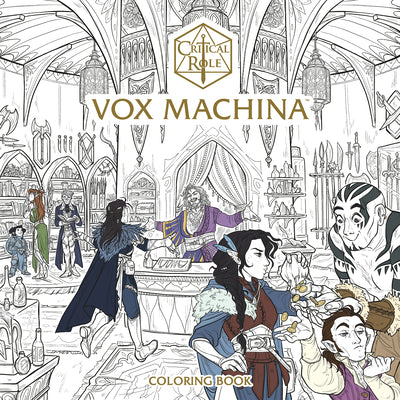 Cover Image for Critical Role: Vox Machina Coloring Book -- Critical Role, Paperback