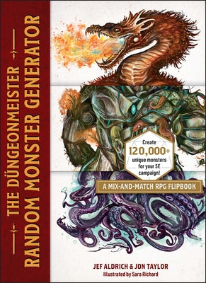 Cover Image for The Düngeonmeister Random Monster Generator: A Mix-And-Match RPG Flipbook -- Jef Aldrich, Hardcover