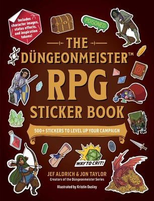 Cover Image for The Düngeonmeister RPG Sticker Book: 500+ Stickers to Level Up Your Campaign -- Jef Aldrich, Paperback