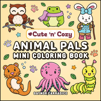 Cover Image for Animal Pals Mini Coloring Book -- Gaynor Carradice, Paperback