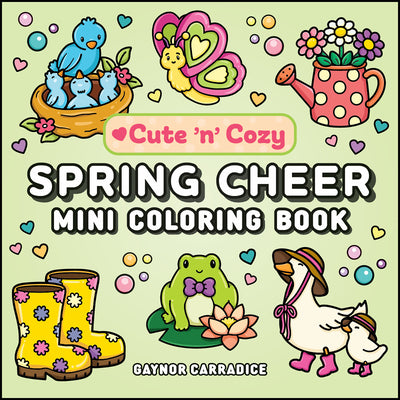 Cover Image for Spring Cheer Mini Coloring Book -- Gaynor Carradice, Paperback