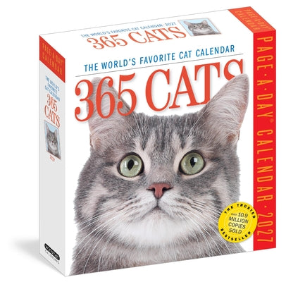 Cover Image for 365 Cats Page-A-Day(r) Calendar 2027: The World's Favorite Cat Calendar -- Workman Calendars, Daily