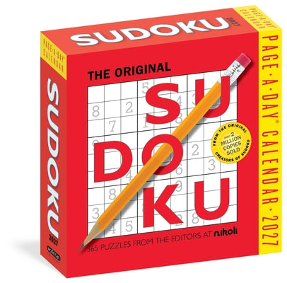 Cover Image for Original Sudoku Page-A-Day(r) Calendar 2027: 365 Puzzles from the Experts at Nikoli -- Editors Of Nikoli Publishing, Daily
