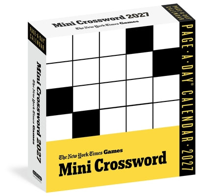 Cover Image for The New York Times Mini Crossword Page-A-Day(r) Calendar 2027: For Crossword Beginners and Puzzle Pros -- The New York Times, Daily