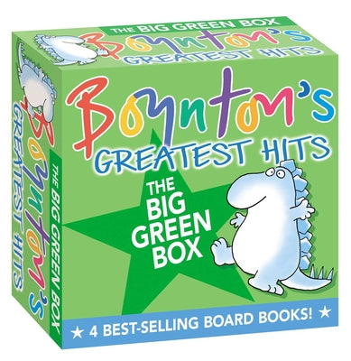 Cover Image for Boynton's Greatest Hits the Big Green Box (Boxed Set): Happy Hippo, Angry Duck; But Not the Armadillo; Dinosaur Dance!; Are You a Cow? -- Sandra Boynton, Boxed Set