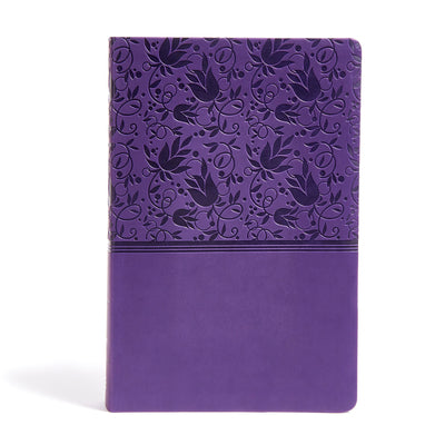 Cover Image for KJV Super Giant Print Reference Bible, Purple Leathertouch, Indexed -- Holman Bible Publishers, Leather / Fine Binding