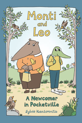 Cover Image for Monti and Leo: A Newcomer in Pocketville -- Sylvie Kantorovitz, Hardcover