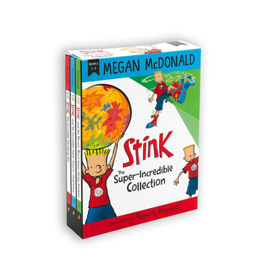 Cover Image for Stink: The Super-Incredible Collection: Books 1-3 (Box Set) -- Megan McDonald, Mixed Media Product
