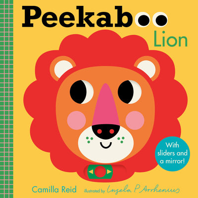 Cover Image for Peekaboo: Lion: (An Interactive Board Book for Babies & Toddlers with Mirror & Sliders to Push, Pull, or Turn. Cute Jungle Animal Artwork Includes a G -- Ingela P. Arrhenius, Board Books
