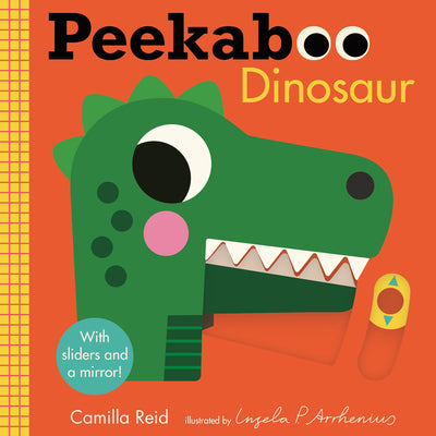 Cover Image for Peekaboo: Dinosaur: (An Interactive Board Book for Babies & Toddlers with Mirror & Sliders to Push, Pull, or Turn. Cute Artwork Includes Friendly Dino -- Ingela P. Arrhenius, Board Books